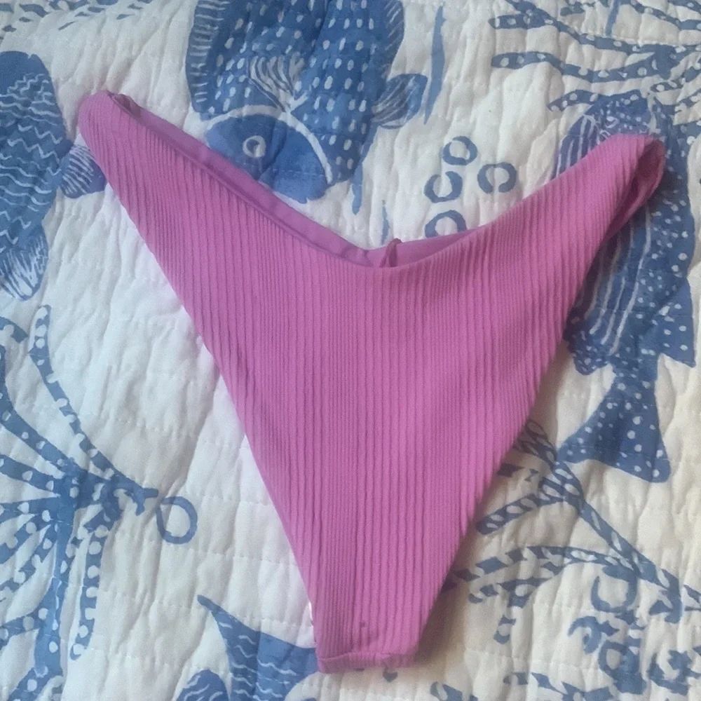 NWT L*Space Swimwear Cabana Bikini Bottom Bitsy Cut in Rosebud